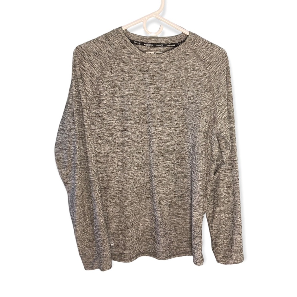 Russell Dri-power 360 Training fit Grey long sleeve Mens